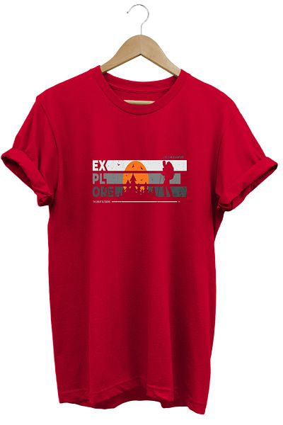 remonz Explore Explore Printed T-shirt 100% βαμβάκι