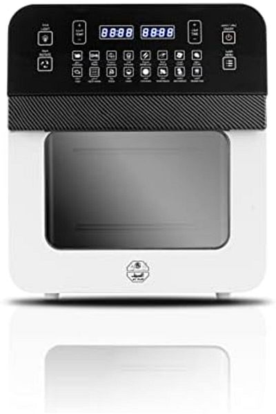 ALSAIF Electric Air Fryer (VAST FIBRE) 16 Functions, (ROTATING BASKET, GRILL, HANDLE, COOKING TRAY) 1500w