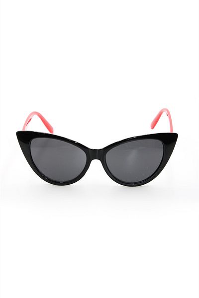 By Marine Black Red Uv400 Women's Sunglasses - - 4bm16r007