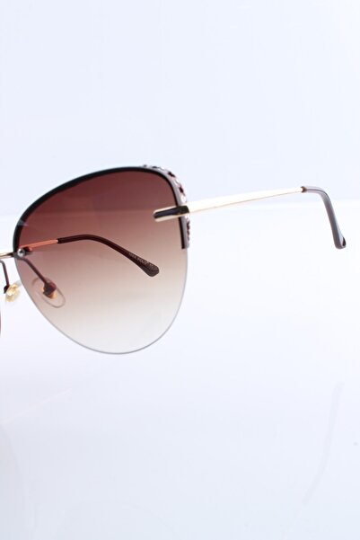 Max Polo Brown Uv400 Women's Sunglasses - 1Mp6514R002