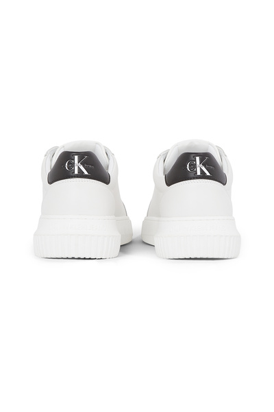 Calvin Klein Calvin Klein Men Bright White & Black Chunky Cupsole Mono Sneakers