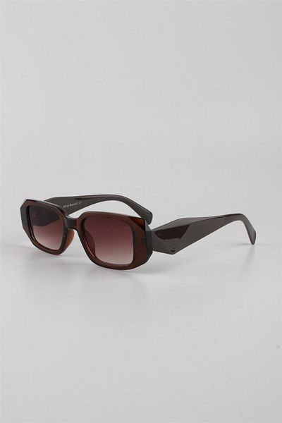 Silvio Monetti Brown Matte Uv400 Filter Women's Sunglasses G24Sms2307R04