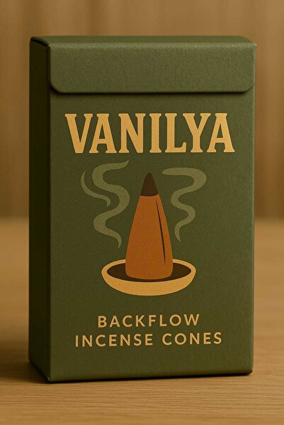 HUNATASARIM 10 Adet Geri Akış Tütsü Vanilya Kokulu