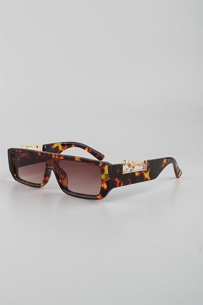 La Viva Uv400 Filter Leopard Gradient Women's Sunglasses - G24Lv3321R07