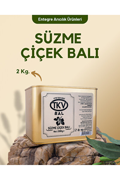 TKV Bal Süzme Çiçek Balı (2 Kg)