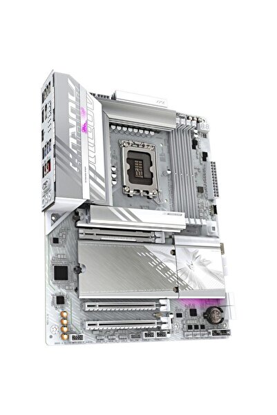 Gigabyte Placa de baza GIGABYTE B860 AORUS ELITE WIFI7 ICE, Intel B860, LGA 1851, DDR5, ATX