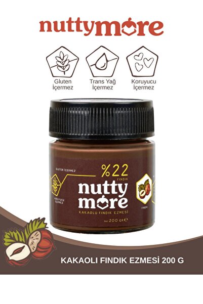 Nutty More Fındık Ezmesi Tanışma Paketi 200 gr x 3 Adet