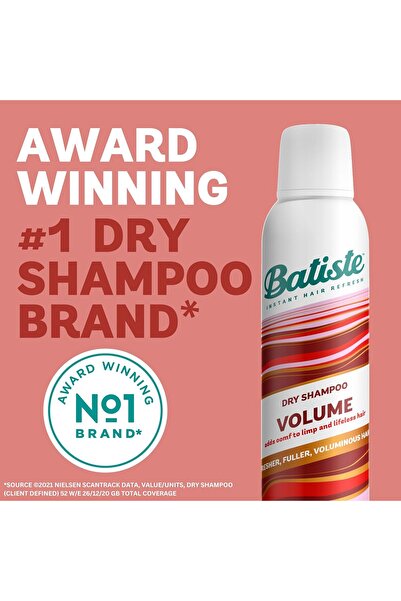 Batiste Volume Dry Shampoo, 200 ml