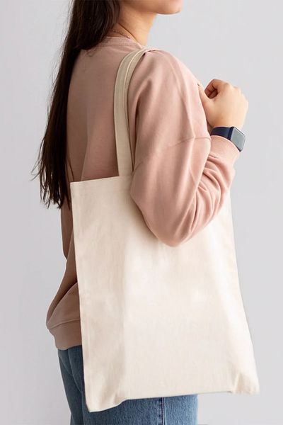 TATA CRAFT *10 BUC. GEANT DE Pânză RAW UNISEX 35X40cm 100% BUMBAC 140gr NATURAL FĂRĂ IMPRIMARE CUREA LUNGĂ