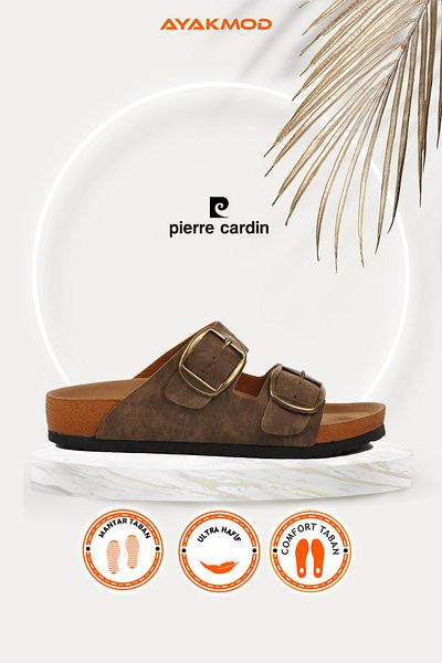 Pierre Cardin Women's Mink Cork Sole Slippers Pc-6958 Z