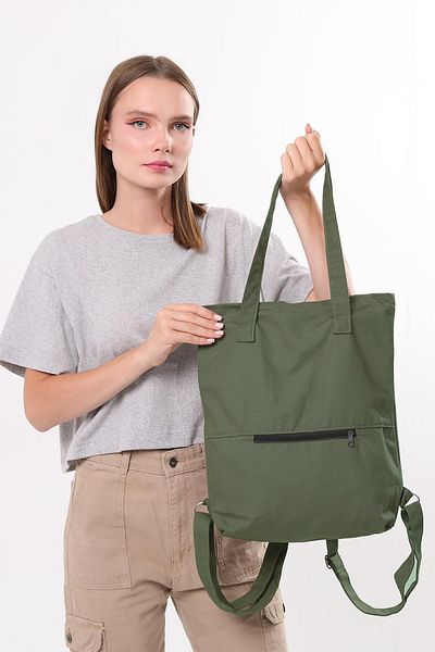 Bagg Unisex Dark Green Backpack