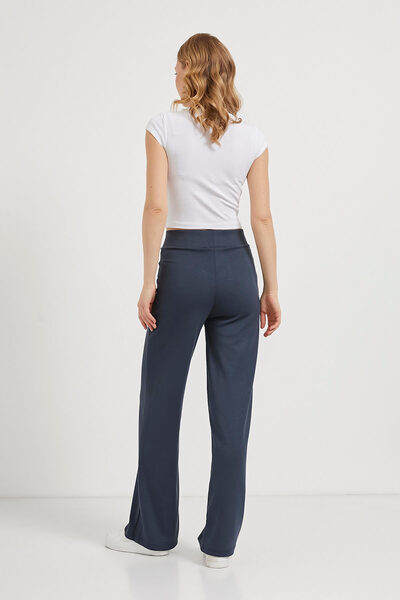 Arma Life Kadın Çimalı Geniş Paça Baggy Füme Eşofman Altı