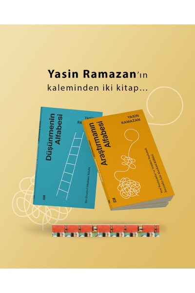 Timaş Yayınları Yasin Ramazan- Düşünmenin Alfabesi, Araştırmanın Alfabesi (2k...