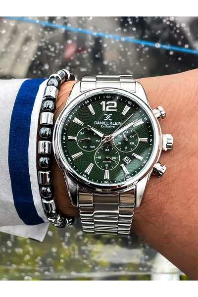 Daniel Klein Brand Original New Season Silver Color Wedding Engagement Men's Steel Waterproof Watch Bracelet