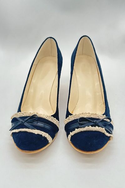 SWORD Summer Shoes - Cream Wedge Heeled Bow Detailed Comfortable High Heeled Women's Shoes