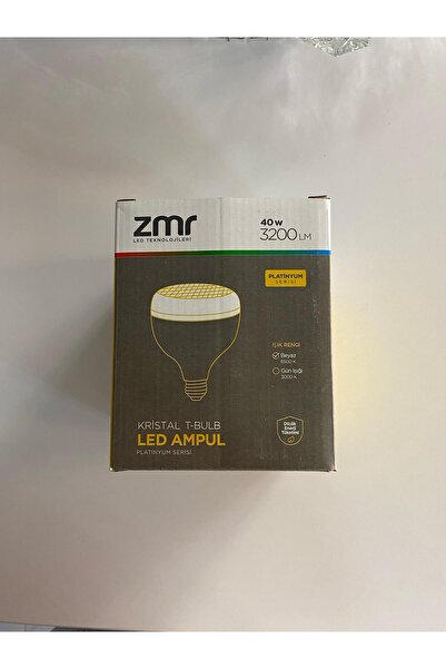 ZMR Kristal 40 Watt ZMR ampul Beyaz 6500 K 3200 Lm