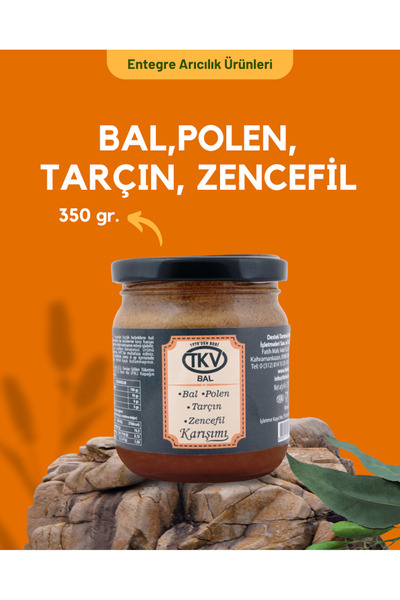 TKV Bal Bal+polen+tarçın+zencefil (210 Gr)