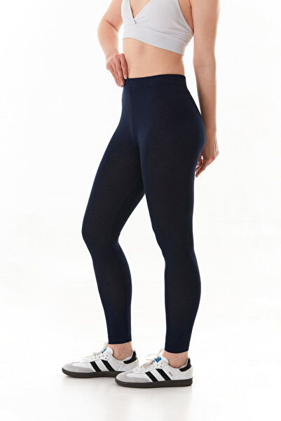 Fulla Moda High Waist Leggings with Elastic Waist