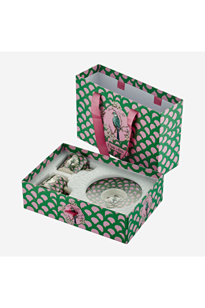 CHIARA ALESSI Primavera Yeşil Porselen Kahve Fincan Seti 120 Ml