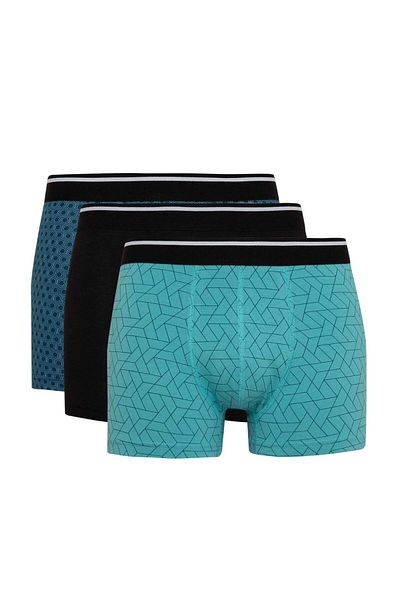 DeFacto Regular Fit Printed 3-Piece Boxer A5864Ax24Sm