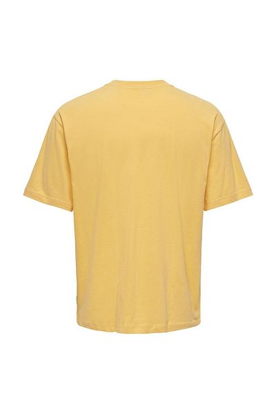 ONLY O-Neck Printed Men T-Shirt Onsmani Life Rlx Hideout Ss Tee