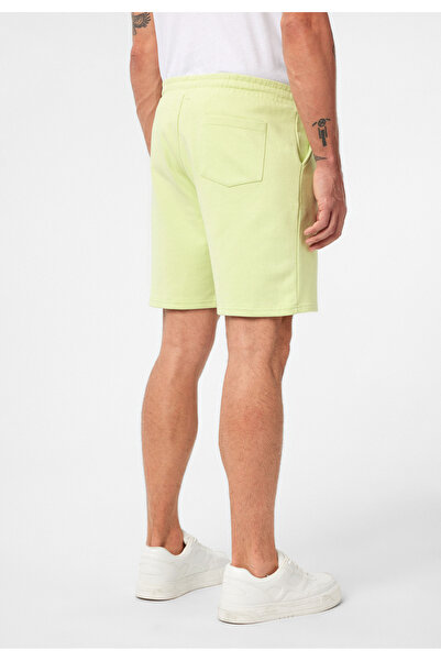 Williot Ανδρικό σορτς Moreno Mint Regular Fit Βαμβακερό κεντημένο ελαστικό μέσης με ρυθμιζόμενη τσέπη