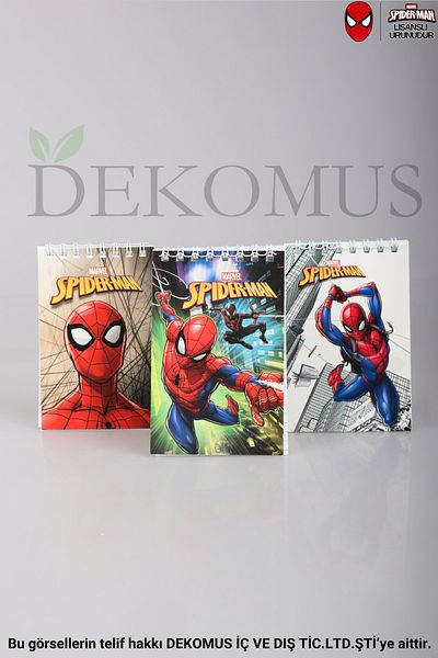 SPIDERMAN Spiderman A7 Notebook with Dekomus