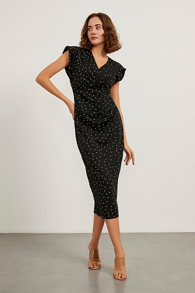 Arma Life Rochie de vară pentru femei, fără mâneci, elastică, lungă, neagră