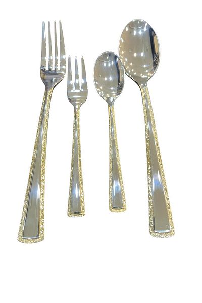 aljahwari CUTLERY SET 24PICES STAINESS STEEL