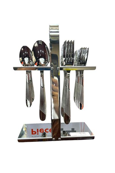 aljahwari CUTLERY SET 24PICES STAINESS STEEL