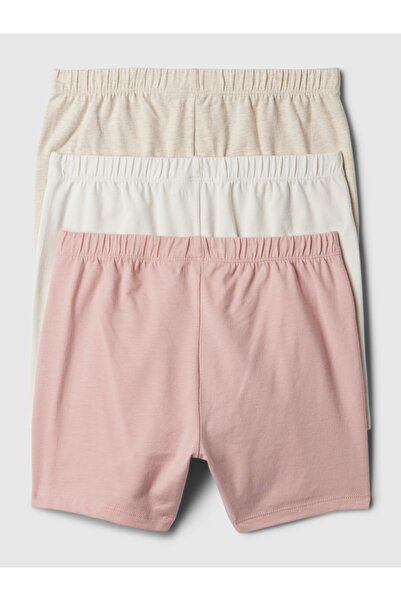 GAP Kız Çocuk Pembe 3'lü Şort Seti