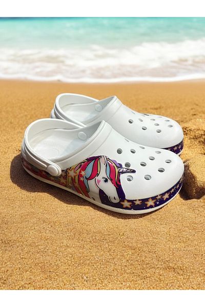Cozi company Unicorn Motif Children's Slippers - for Daily Pool, Beach and School Wishes