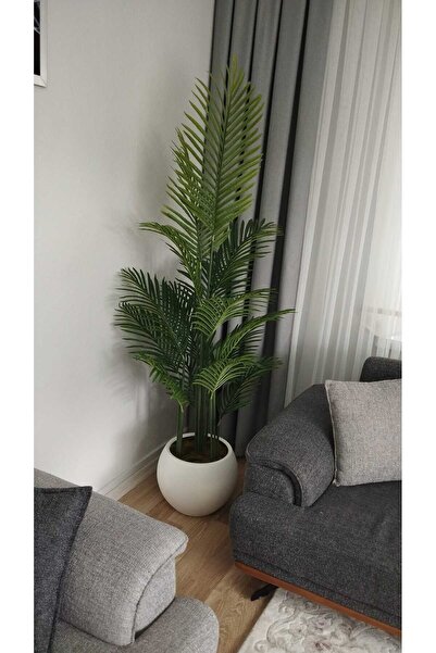 İremÇiçekçilik Yapay Cıcek Uygula Yapay Ağaç Areka 180 Cm 14 Yaprak