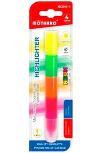 MOTARRO Highlighter Pen Smooth Chisel Tip Markers for Note-Taking, Study, Office & School