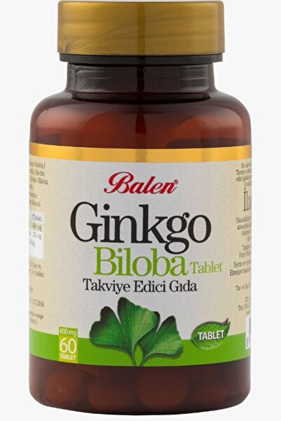 Balen Ginkgo Biloba Tablet Takviye Edici Gıda 600 Mg 60 Adet