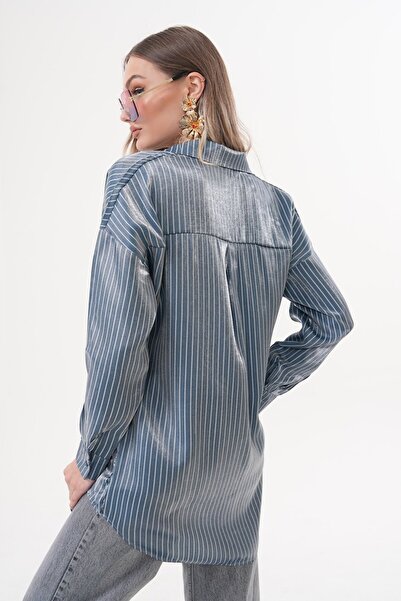 Laressi Simli Çizgili Gömlek