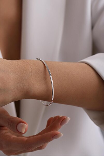 Tufanlar Kuyumculuk 14 Ayar Düz Kelepçe Altın Bilezik