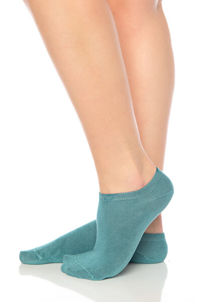 SAYSEZ Water Green Bamboo Women's Sneaker Sports Socks Seamless Premium Pack of 4