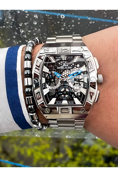 Daniel Klein Men's Luxury Watch and Bracelet for Luxury Sports Clock and Tools Gift