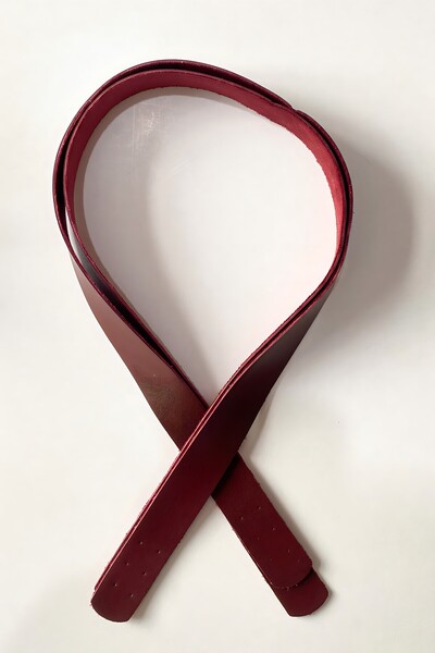 vollen yarn Dikilebilir Spor Suni Deri Çanta Sapı Düz