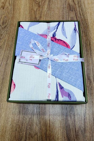 lissehome Carla Gray Premium Double Pike Set – Soft Cotton, Elegant Design