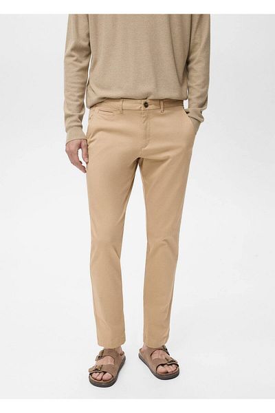 MANGO Man Short Chino Pants with Narrow Legs