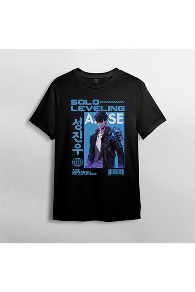Pixxa Μπλουζάκι Unisex 100% βαμβακερό Solo Leveling Model 3