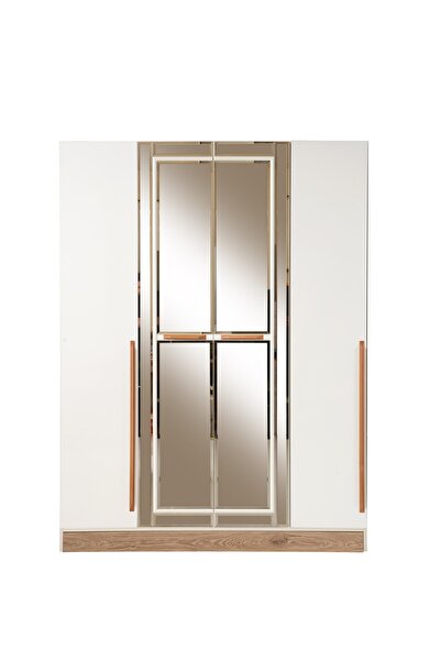 AYDINEV ANTİK MDF 4 KAPILI DOLAP