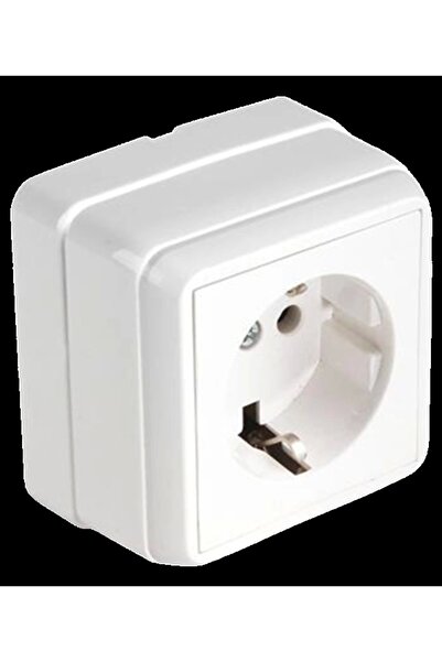 Mutlusan Bron Surface Mounted Socket with Earth