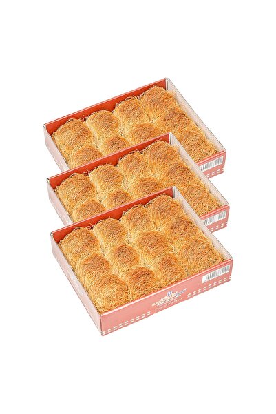 GAZİOĞLU ÜÇLER Fincan Kadayıf 250 gr x 3 Adet