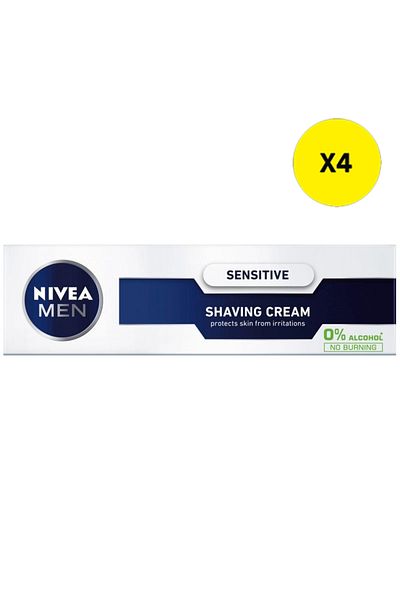 NIVEA X4 - NIVEA SENSITIVE Shaving CREAM 100ML