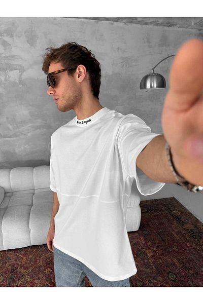 İLKCET MODA Πίσω εκτύπωση Unisex Oversize Tshirt