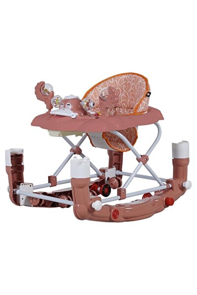 babydoor Kiddy Yürüteç Lüx Oyuncaklı Müzikli Ve Işıklı 3 Kademeli Örümcek Bebek Yürüteci