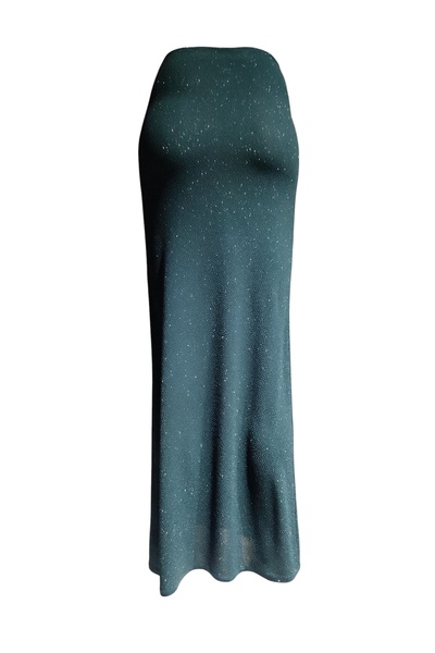 modayiğit Likralı Düz dar etek sim detaylı